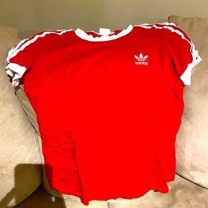 Comfy Red Addidas Tshirt